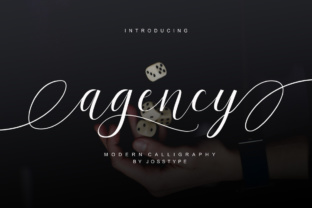 Agency Script Typeface Review for Campaign Design
