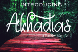 Akhadias: The Elegant Handwritten Script for Upscale Digital Branding