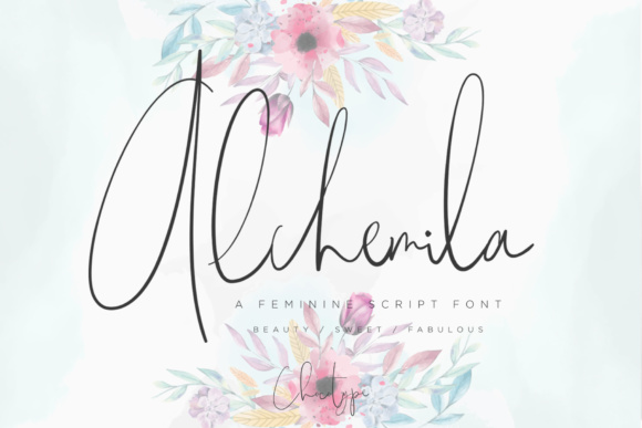 Alchemila: The Sophisticated Script Handwritten Font for Editorial Design