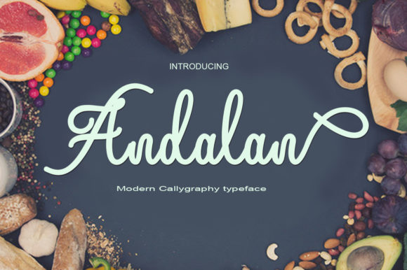Andalan: A Modern Script Handwritten Font for Elegant Web Design