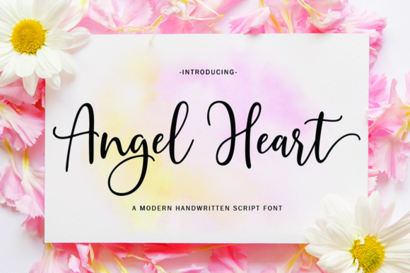Angel Heart Script: Modern Handwritten Fonts for Editorial Design