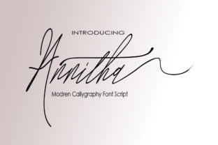 Annitha: The Modern Script Font for Elegant Craft Designs