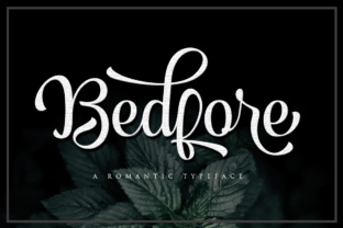 Bedfore Script: The Ultimate Vintage Romance Font
