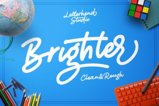 Brighter Script: A Bold Handwritten Typeface for Editorial Design