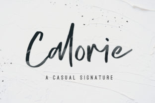 Calorie: A Rustic Script Handwritten Font for Editorial Design