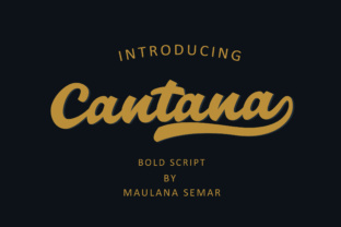 Cantana Script Typeface for Bold Personal Branding