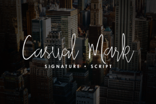 Casual Mark Script: A Refined Handwritten Typeface for Editorial Design