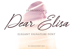 Dear Elisa Font Review for Handmade Branding