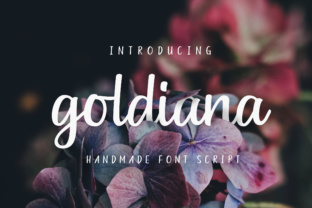 Goldiana Script: The Handwritten Typeface for Boutique Branding