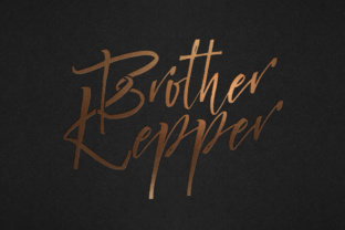 Him: The Hand-Painted Brush Script for Modern Luxury Branding