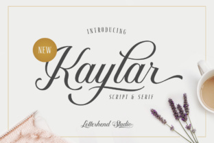 Kaylar Duo Typeface: Elegant Script and Serif for Luxury Branding