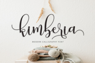 Kimberia Script: A Modern Calligraphy Typeface for Feminine Branding