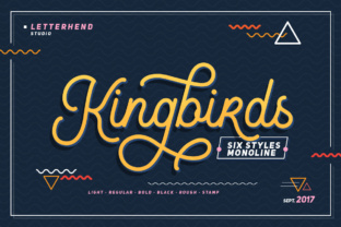 Kingbirds Script: A Premium Handwritten Typeface for Editorial Design