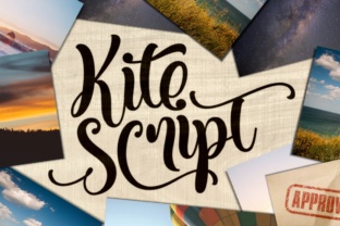 Kite Script: A Playful Handwritten Typeface for Creative Makers