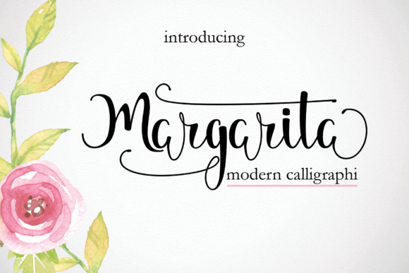 Margarita: The Elegant Handwritten Script for Modern Brand Identity