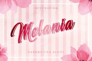 Melania Typeface Review: Bold Script Handwritten Fonts for Branding