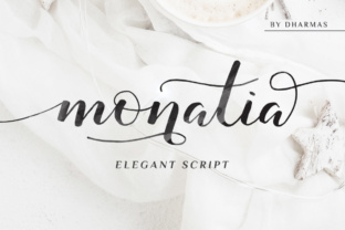 Monatia Script: Elevate Brand Visuals With Elegant Typography