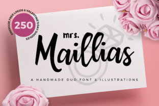 Mrs Maillias Duo: The Handwritten Font for Polished Brand Identity
