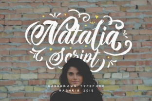 Natalia Script Typeface for Elegant Brand Identity