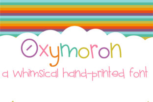 Oxymoron: The Whimsical Script Handwritten Font for Playful Branding
