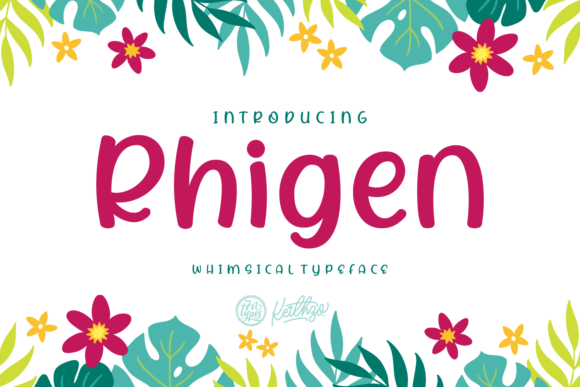 Rhigen: A Whimsical Script Handwritten Font for Editorial Design