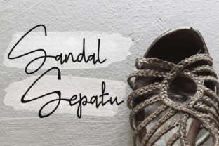 Sandal Sepatu: Organic Script Handwritten Fonts for Earthy Branding