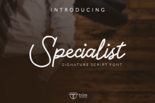 Specialist: A Premium Script Handwritten Font for Elegant Branding
