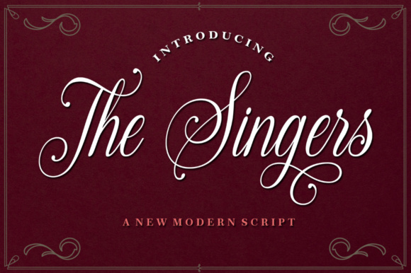 The Singers Font: A Modern Script for Creative Projects