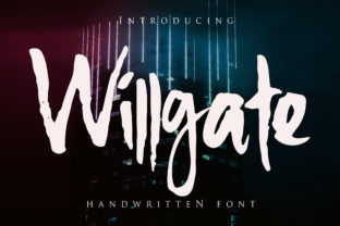 Willgate Typeface: A Casual Brush Script for Dynamic Brand Campaigns