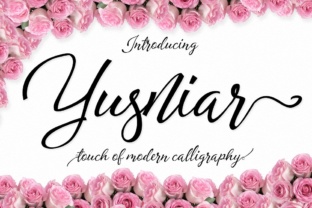 Yusniar Script: Modern Calligraphy for Digital Branding